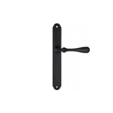 Ручка на планке для межкомнатной двери Retro PL01-NM чёрная матовая