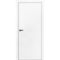 Межкомнатная дверь ПЭТ Silk белая кромка ABS чёрная