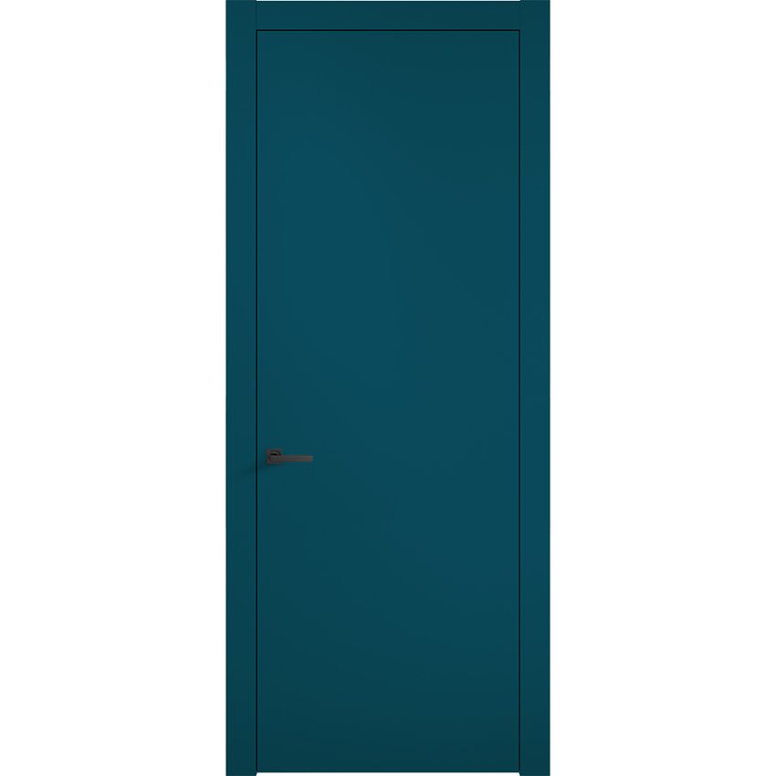 Фото межкомнатной двери эмаль Дверцов Мона RAL 5007 глухая