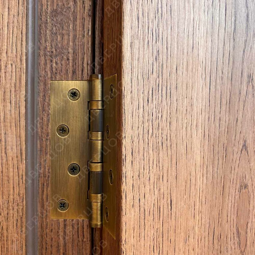 Фото межкомнатной двери из массива дуба без сучка Дверцов Болонья ПО-1 остеклённая тон 146 в деталях №6