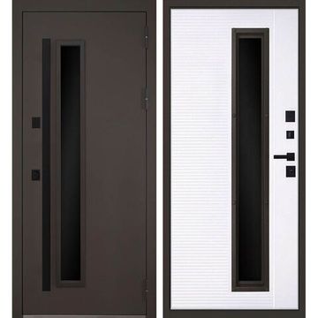 Входная стальная термодверь с окном