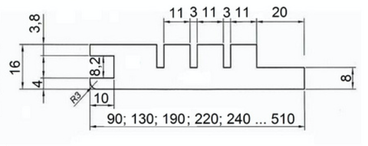 Добор MDF шпон бука Viporte