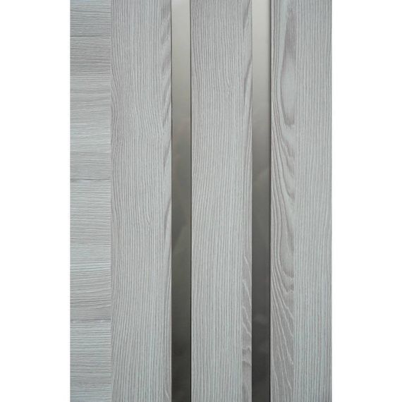 Межкомнатная дверь экошпон Сигма 02.1 айс ривьера остеклённая