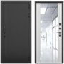 Входная дверь Смарт чёрный силк панель зеркало Maxi манхеттен