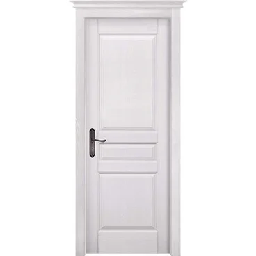 Межкомнатная дверь массив сосны ОКА Пандора Браш эмаль айсберг глухая