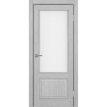 Межкомнатная дверь Тоскана багет 640.21 серый дуб со стеклом