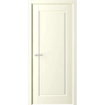 Межкомнатная дверь эмаль Классика 1 слоновая кость глухая