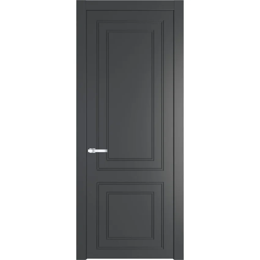 Фото межкомнатная дверь эмаль Profil Doors 27PW графит глухая