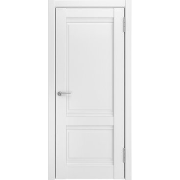 Межкомнатная дверь экошпон Luxor ЛУ-51 белая глухая