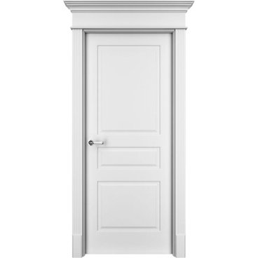 Межкомнатная дверь эмаль Ofram Прима 3 белая глухая
