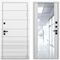 Входная дверь Бионика белый матовый панель зеркало Maxi