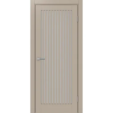 Межкомнатная дверь экошпон Турин 543.2 мокко остеклённая