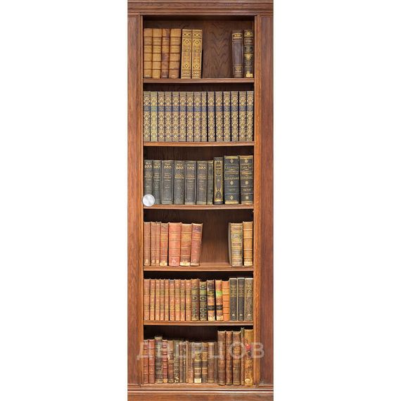 Фото стеклянной раздвижной двери Books