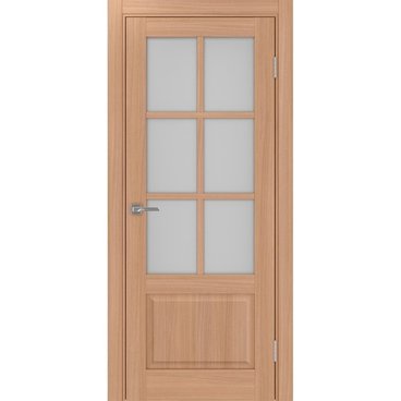 Межкомнатная дверь Тоскана 641.2221 ясень тёмный со стеклом