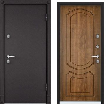 Входная стальная дверь Torex Snegir 20 MP горячий шоколад S20-07 КТ дуб медовый