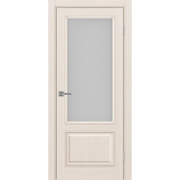Межкомнатная дверь Тоскана багет 640.21 ясень перламутровый со стеклом