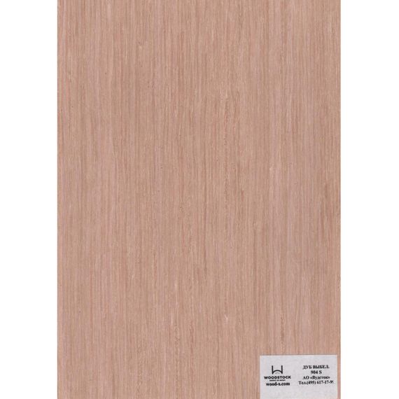 Межкомнатная дверь шпон fine line Гладкая белёный дуб глухая