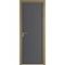 Алюминиевая межкомнатная дверь 1AP шампань графит элегант