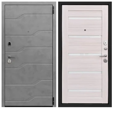 Входная дверь Стелс Х7 МДФ ПВХ М 143 МДФ ПВХ сандал белый