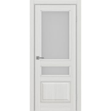 Межкомнатная дверь Тоскана багет 631.221 ясень серебристый со стеклом