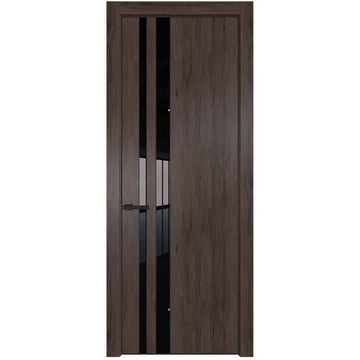 Межкомнатная дверь 20NA дуб тобакко остеклённая