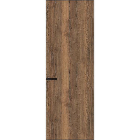 Скрытая алюминиевая дверь с покрытием Egger H3176 дуб галифакс олово