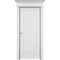 фото Межкомнатной двери эмаль Ofram Оксфорд белая глухая
