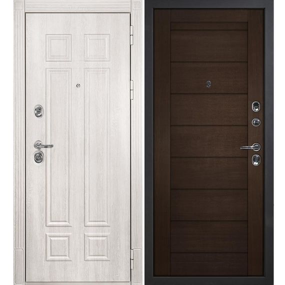 Входная дверь Гера 2 дуб филадельфия крем панель сборная венге