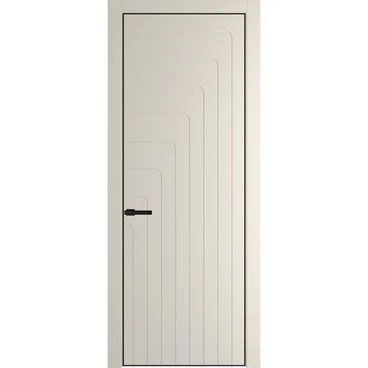 Межкомнатная дверь 10PA кремовая магнолия глухая