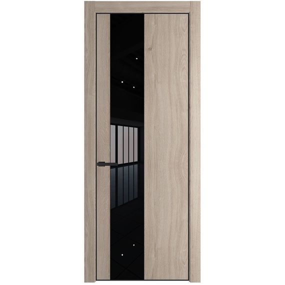 Межкомнатная дверь Profil Doors 19NA дуб сонома остеклённая