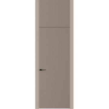 Межкомнатная дверь с фальшфрамугой эмаль Ofram Линнея 1 капучино