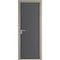Алюминиевая межкомнатная дверь 1AP никель матовый графит элегант