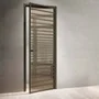 Межкомнатная алюминиевая дверь Loft 10 стекло прозрачное бронзовое