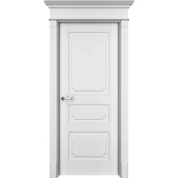 Межкомнатная дверь эмаль Ofram Риан-3 белая глухая