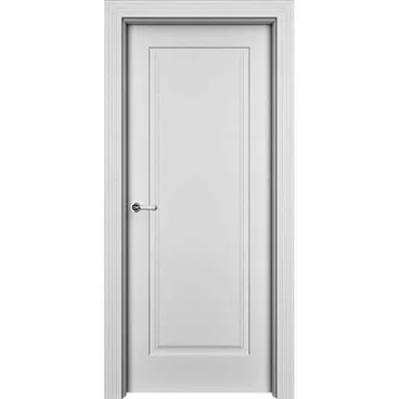 Межкомнатная дверь эмаль Нафта белая глухая