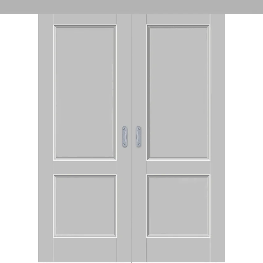 Фото раздвижной двустворчатой двери Кобальт 25 манхэттен глухая