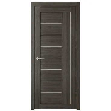 Межкомнатная дверь Марсель эко-шпон серый кедр со стеклом