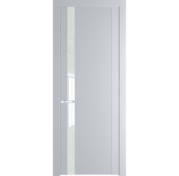 Межкомнатная дверь 1.2P лайт грей остеклённая