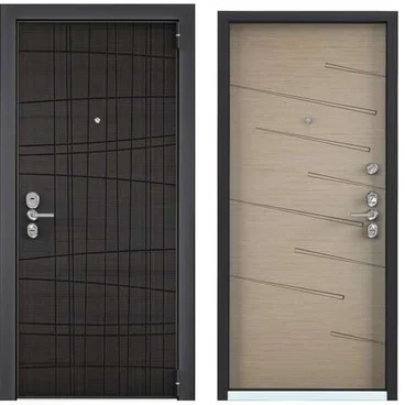 Входная стальная дверь Torex Ultimatum Next NT-5 венге тёмный горизонт NT-2 дорс светлый горизонт