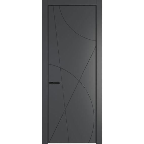 Межкомнатная дверь эмаль Profil Doors 4PA графит глухая