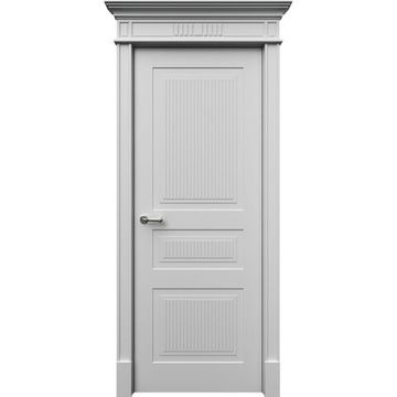 Межкомнатная дверь эмаль Рим 3 белая глухая