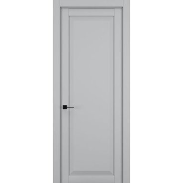 Межкомнатная дверь керамик NC 1 шеллак серый глухая