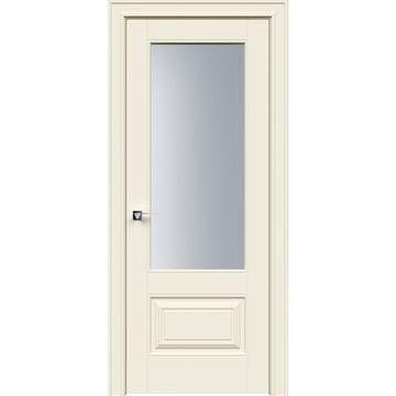 Межкомнатная дверь эмаль Дельта 2 RAL 9001 остеклённая