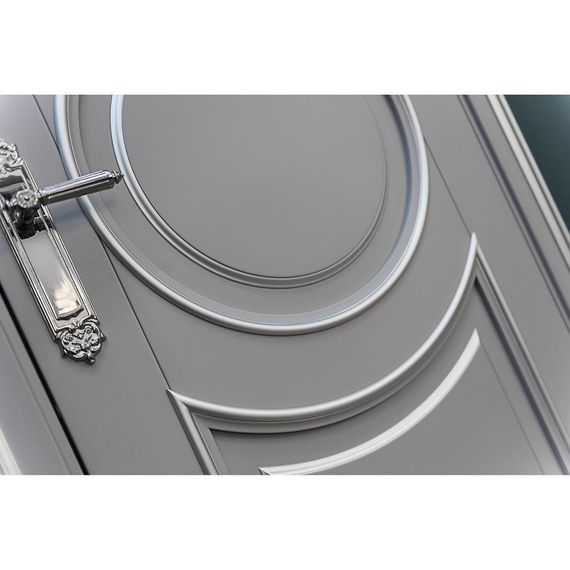 Межкомнатная дверь массив бука Viporte Лацио Амбиенте тауп глухая