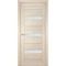 Фото межкомнатной двери экошпон Мариам Техно-742 капучино стекло сатинат белый