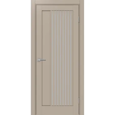 Межкомнатная дверь экошпон Турин 544.12 мокко остеклённая