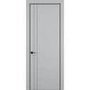 Фото межкомнатной двери керамик MN 4 шеллак серый глухая