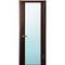 Фото ульяновской двери Синай 3 в цвете венге со стеклом