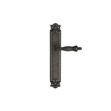 Ручка на планке для межкомнатной двери Olimpo PL97 античное серебро