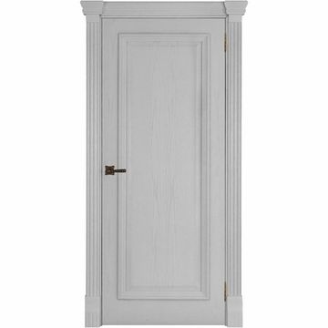 Межкомнатная дверь шпон Тоскана дуб перла глухая